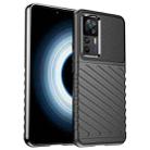 For Xiaomi 12T / 12T Pro / Redmi K50 Ultra Thunderbolt Shockproof TPU Protective Soft Phone Case(Black) - 1