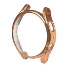 For Samsung Galaxy Watch5 Pro 45mm Electroplating Hollow Half-pack TPU Protective Case(Rose Gold) - 1