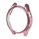 For Samsung Galaxy Watch5 Pro 45mm Electroplating Hollow Half-pack TPU Protective Case(Pink) - 1