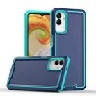 For Samsung Galaxy A04 / A13 5G Armour Two-color TPU + PC Phone Case(Blue+Sky Blue) - 1