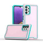 For Samsung Galaxy A32 5G Armour Two-color TPU + PC Phone Case(Pink+Blue) - 1