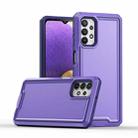 For Samsung Galaxy A32 5G Armour Two-color TPU + PC Phone Case(Purple) - 1