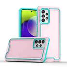 For Samsung Galaxy A52 4G&5G / A52S Armour Two-color TPU + PC Phone Case(Pink+Blue) - 1