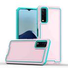 For vivo Y20 / Y20i / Y20s / Y12s Armour Two-color TPU + PC Phone Case(Pink+Blue) - 1