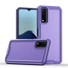 For vivo Y20 / Y20i / Y20s / Y12s Armour Two-color TPU + PC Phone Case(Purple) - 1