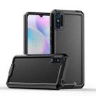 For Xiaomi Redmi 9A Armour Two-color TPU + PC Phone Case(Black) - 1