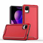 For TCL ION z Armour Two-color TPU + PC Phone Case(Red+Black) - 1