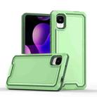 For TCL ION z Armour Two-color TPU + PC Phone Case(Green+Grey) - 1