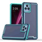 For T-Mobile Revvl 6 5G Armour Two-color TPU + PC Phone Case(Blue+Sky Blue) - 1