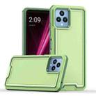 For T-Mobile Revvl 6 5G Armour Two-color TPU + PC Phone Case(Green+Grey) - 1