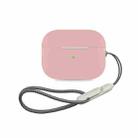 For AirPods Pro 2 Earphone Silicone Protective Case(Pink) - 1
