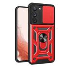 For Samsung Galaxy S23+ 5G Sliding Camera Cover Design TPU+PC Phone Case(Red) - 1