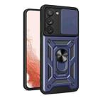 For Samsung Galaxy S23+ 5G Sliding Camera Cover Design TPU+PC Phone Case(Blue) - 1