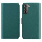 For Samsung Galaxy S23 5G Candy Color Litchi Texture Leather Phone Case(Dark Green) - 1