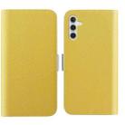 For Samsung Galaxy A14 5G Candy Color Litchi Texture Leather Phone Case(Yellow) - 1
