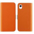 For Samsung Galaxy A22e / A23e / A23s / A23 5G JP Candy Color Litchi Texture Leather Phone Case(Orange) - 1