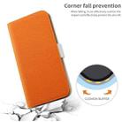 For Samsung Galaxy A22e / A23e / A23s / A23 5G JP Candy Color Litchi Texture Leather Phone Case(Orange) - 6