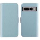 For Google Pixel 7 Pro Candy Color Litchi Texture Leather Phone Case(Light Blue) - 1