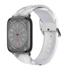 Breathable TPU Watch Band For Apple Watch Series 8&7 41mm / SE 2&6&SE&5&4 40mm / 3&2&1 38mm(Grey Marble) - 1