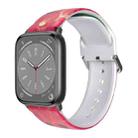 Breathable TPU Watch Band For Apple Watch Series 8&7 41mm / SE 2&6&SE&5&4 40mm / 3&2&1 38mm(Watermelon) - 1