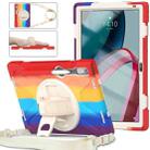 For Lenovo Pad Pro 11.2 2022 TB-138FC/132FU Silicone + PC Protective Tablet Case(Colorful Red) - 1