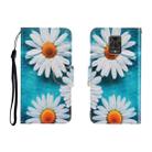 For Xiaomi Redmi Note 9 Pro Colored Drawing Horizontal Flip Leather Case with Holder & Card Slot & Wallet(Chrysanthemum) - 1