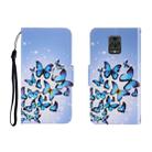 For Xiaomi Redmi Note 9 Pro Colored Drawing Horizontal Flip Leather Case with Holder & Card Slot & Wallet(Many Butterflies) - 1