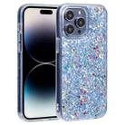 For iPhone 14 Pro Max DFANS DESIGN Starlight Shining TPU+PC Phone Case(Blue) - 1