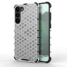 For Samsung Galaxy S23+ 5G Shockproof Honeycomb PC + TPU Protective Phone Case(White) - 1