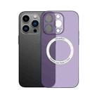 For iPhone 13 Pro Max Star Ring Magsafe Phone Case(Purple) - 1