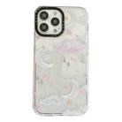 For iPhone 14 Pro Max Marshmallow Cloud Pattern Phone Case(White) - 1