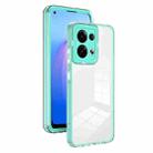For OPPO Reno8 5G 3 in 1 Clear TPU Color PC Frame Phone Case(Light Green) - 1