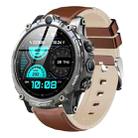 V20 1.6 inch WiFi 4G SIM Card Dual Camera Smart Watch, Memory:Ram 2GB Rom 16GB(Brown) - 1