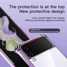 For Samsung Galaxy Z Flip3 5G Electroplating Airbag Shockproof Folding Phone Case(Black) - 3