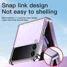 For Samsung Galaxy Z Flip3 5G Electroplating Airbag Shockproof Folding Phone Case(Black) - 4