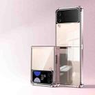 For Samsung Galaxy Z Flip4 Electroplating Airbag Shockproof Folding Phone Case(Rose Gold) - 1