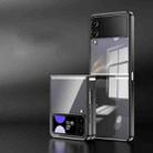 For Samsung Galaxy Z Flip3 5G Electroplating Airbag Folding Phone Case(Black) - 1