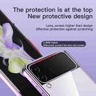 For Samsung Galaxy Z Flip3 5G Electroplating Airbag Folding Phone Case(Black) - 3