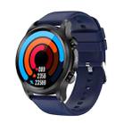 E400 1.39 inch HD Round Screen TPU Watch Strap Smart Watch Supports ECG Monitoring/Non-invasive Blood Sugar(Blue) - 1