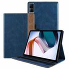 For Xiaomi Redmi Pad 10.61 Splicing Series Tablet PC Leather Case(Royal Blue) - 1