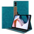 For Xiaomi Redmi Pad 10.61 Splicing Series Tablet PC Leather Case(Dark Green) - 1