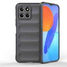 For Honor 8X 5G Magic Shield TPU + Flannel Phone Case(Dark Grey) - 1