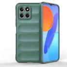 For Honor 8X 5G Magic Shield TPU + Flannel Phone Case(Dark Green) - 1