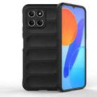 For Honor 8X 5G Magic Shield TPU + Flannel Phone Case(Black) - 1