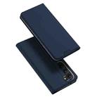 For Samsung Galaxy S23 5G DUX DUCIS Skin Pro Series Flip Leather Phone Case(Blue) - 1