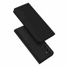 For Samsung Galaxy A22 4G / M22 DUX DUCIS Skin Pro Series Flip Leather Phone Case(Black) - 1