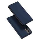 For Motorola Edge 30 Neo DUX DUCIS Skin Pro Series Flip Leather Phone Case(Blue) - 1