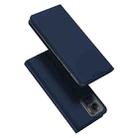 For Motorola Edge 30 Ultra DUX DUCIS Skin Pro Series Flip Leather Phone Case(Blue) - 1