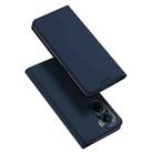 For vivo Y16 / Y02s DUX DUCIS Skin Pro Series Flip Leather Phone Case(Blue) - 1
