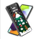 For Samsung Galaxy S23 5G Christmas Patterned Clear TPU Phone Cover Case(Christmas Tree) - 1